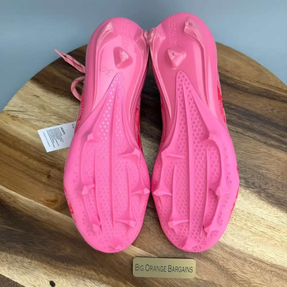 Adidas Adizero Electric II Currency Mens 10 Pink Money Football Cleats JQ3979